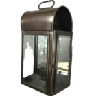 Traditional Style Antique Brass Rectangular