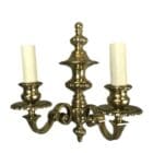 Solid Brass Double Armed Wall Light