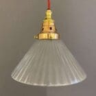Small Prismatic Glass Pendant Light