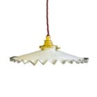 Small French Vintage Milk Glass Coolie