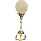 Arts and Crafts Nickel Plated Table Lamp