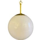 Art Deco Opaline Globe Lights