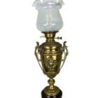 Large Brass Oil Lamp