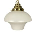 Mid Century Opaline Pendant Light