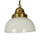 Medium Ovaloid Opaline Light