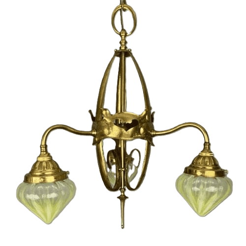 art nouveau chandelier