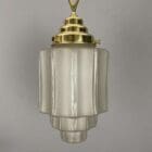 Frosted Skyscraper Pendant Light