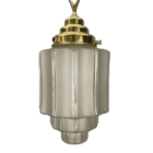Frosted Skyscraper Pendant Light