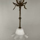 Fixed Stem Pendant Light With Bow Detail