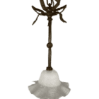 Fixed Stem Pendant Light With Bow Detail