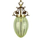 Vaseline Glass Pendant Light