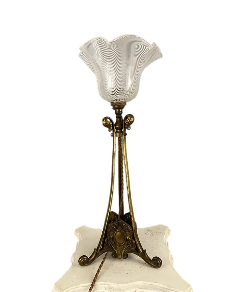 art nouveau table lamp