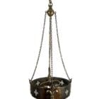Gothic Revival Copper Ring Chandelier