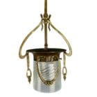 Art Nouveau Glass Lantern