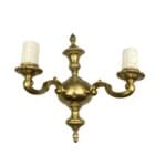 Solid Brass Double Armed Wall Light