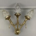 French Triple Torchere Wall Light
