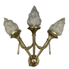 French Triple Torchere Wall Light
