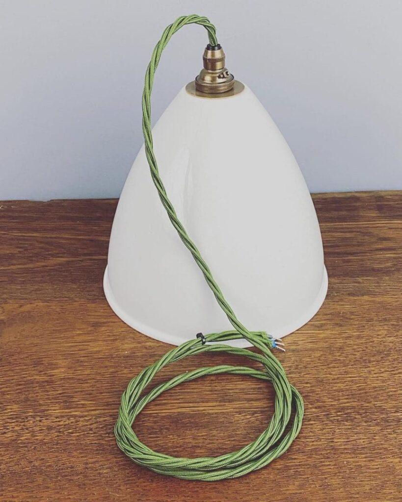 Customised Cable Colours on your Antique Lighting