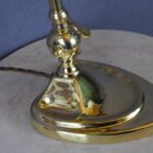 Large Polished Brass Banker Lamp (91012)