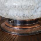 Original Art Deco Ceiling Mounted Marbled Light (17452)