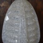 Original Art Deco Ceiling Mounted Marbled Light (17452)