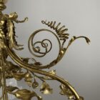 Naturalistic Art Nouveau Chandelier (32177)