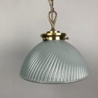 Grey Swirl Pendant with Silver Interior (23087)