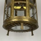Large Vintage Moorish Brass Lantern (32180)