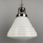 RSERVED Cone Shaped Opaline Pendant Light (21680-1) RESERVED