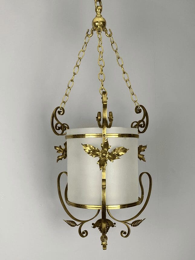 Art Nouveau Lantern with Frosted Glass (23098)