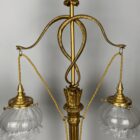 Antique French Table Lamp Caduseus - Rod of Hermes (23099)