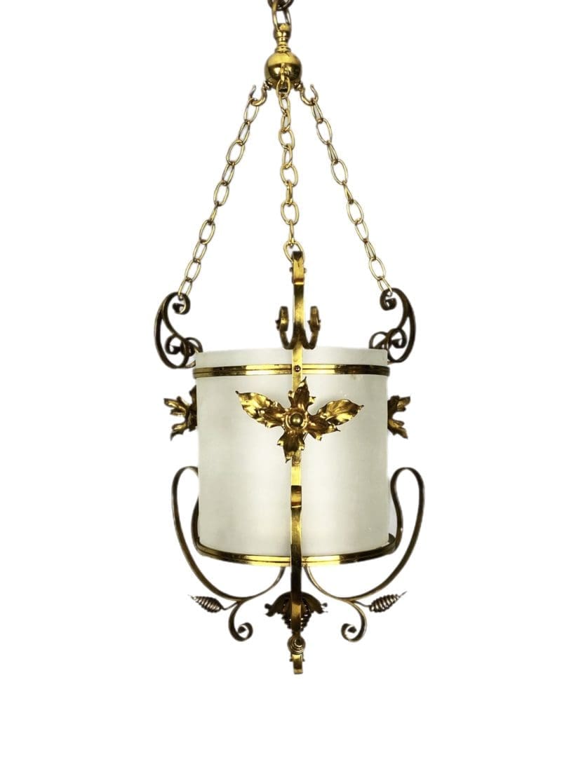 Art Nouveau Lantern with Frosted Glass (23098)