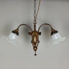 Arts and Crafts Twin Arm Chandelier (23118)