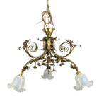 Naturalistic Art Nouveau Chandelier (32177)