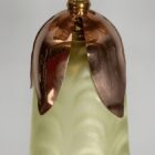 Antique Vaseline Glass Pendant Light (32204)