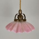 Small Pink Opalescent Coolie Light (41051)