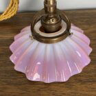 Small Pink Opalescent Coolie Light (41051)