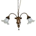 Arts and Crafts Twin Arm Chandelier (23118)