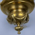 Antique Three Arm Brass Chandelier (32064)
