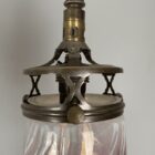 Art Nouveau Floral Cranberry Pendant Light (23054)