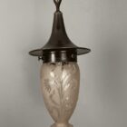 Copper Witch's Hat with Pink Tulip Shade (91053)