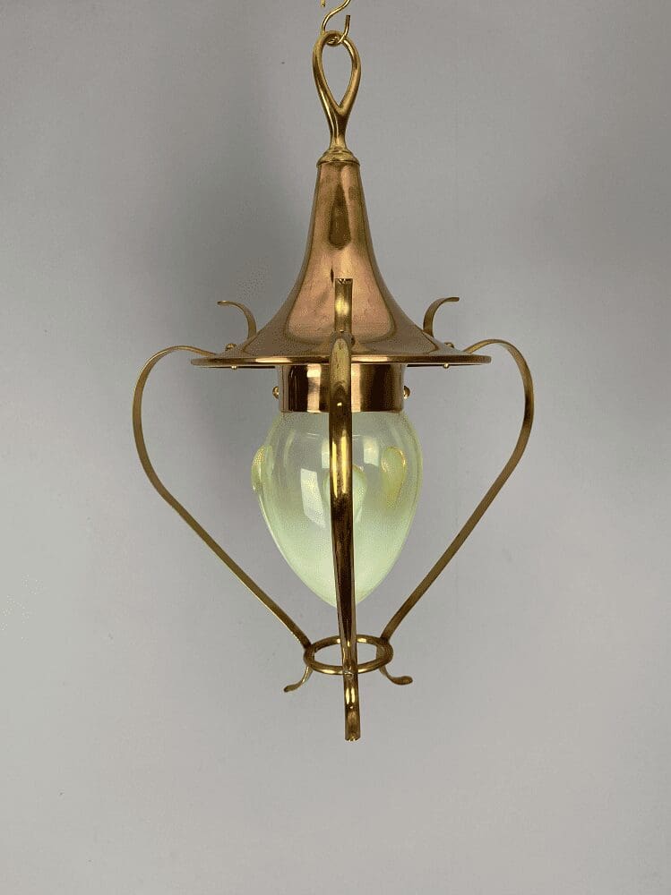 WITCHES HAT - Large Copper Pendant Light (32082)