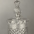 Antique Crystal Pendant Light by FC Osler (22449)