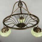 F C Osler Basket Chandelier (32124)
