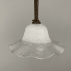 Art Nouveau Fixed Stem Pendant Light with Bow Detail (41029)