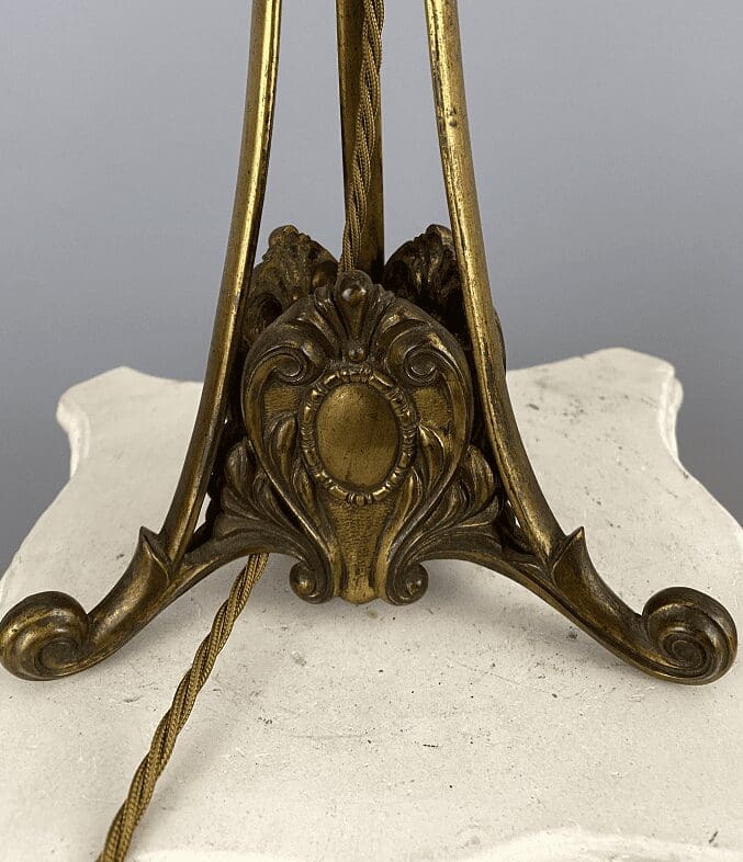 Art Nouveau Brass Table Lamp (32126)