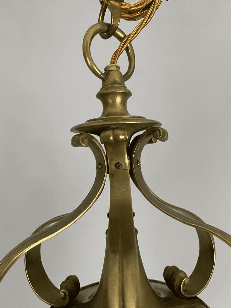 Art Nouveau Powell Glass Pendant Light (22288)