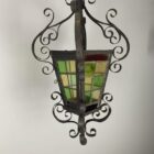 Stained Glass Arts and Crafts Lantern (91063)