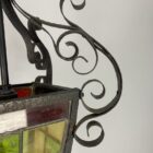 Stained Glass Arts and Crafts Lantern (91063)