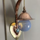 Hand Made Arts and Crafts Wall Light with Ruskin (41058) RESERVED